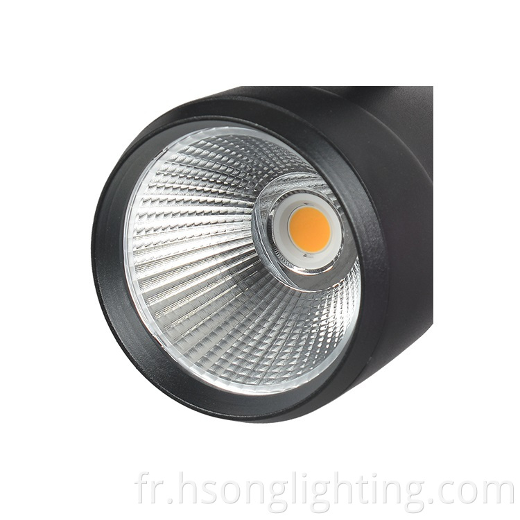 High Lumin Rail LED Track Light pour le restaurant